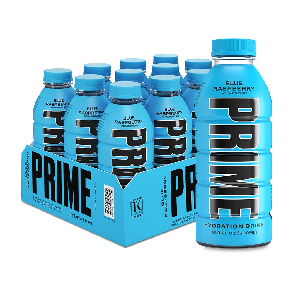 BLUE RASPBERRY | Sports Drinks | Electrolyte Enhanced for Ultimate Hydration | 250Mg Bcaas | B Vitamins | Antioxidants | 2G of Sugar | 16.9 Fluid Ounce | 12 Pack