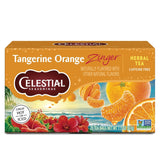 Tangerine Orange Zinger Herbal Tea, Caffeine Free, 20 Tea Bags Box