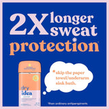 Gel Deodorant & Antiperspirant | 2X Longer Sweat Protection | 72-Hour Odor Protection | Unscented & Hypoallergenic for Sensitive Skin, 3 Oz. (6 Count)