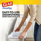 Tall Kitchen Trash Bags 13 Gallon, Gain Original Garbage Bags, Odorshield with Drawstring, 110 Count