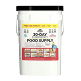 Augason Farms Emergency Food Supply Pail with Water Filtration Bottle 1 Person, 30 Days