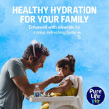 Purified Water Bottles, 24 Pack - Still Bottled Water Enhanced with Minerals for a Crisp Taste, Plastic Bottles - 8 Fl Oz