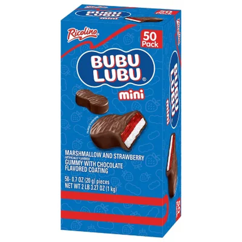 Ricolino Bubulubu, Mini, 50 Ct.