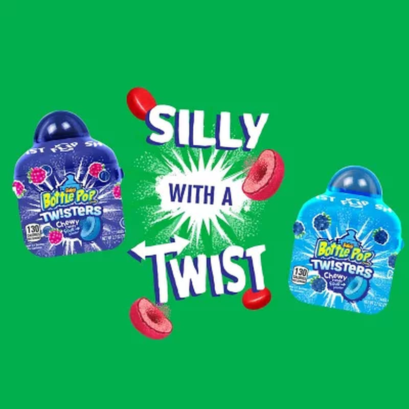 Baby Bottle Pop Twisters Chewy Candy, 2.8 Oz., 8 Ct.