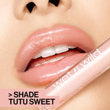 Megaslicks Lip Gloss, Ultra-Glossy, Vitamin-E Enriched, Ultra-Gloss High Shine Moisturizing, Cruelty-Free & Vegan - Rasp-Berry Voice