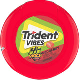Vibes SOUR PATCH KIDS Redberry Sugar-Free Chewing Gum, 40 Piece Bottle