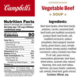 Condensed Family Size Vegetable Beef Soup, 23 Oz. Can