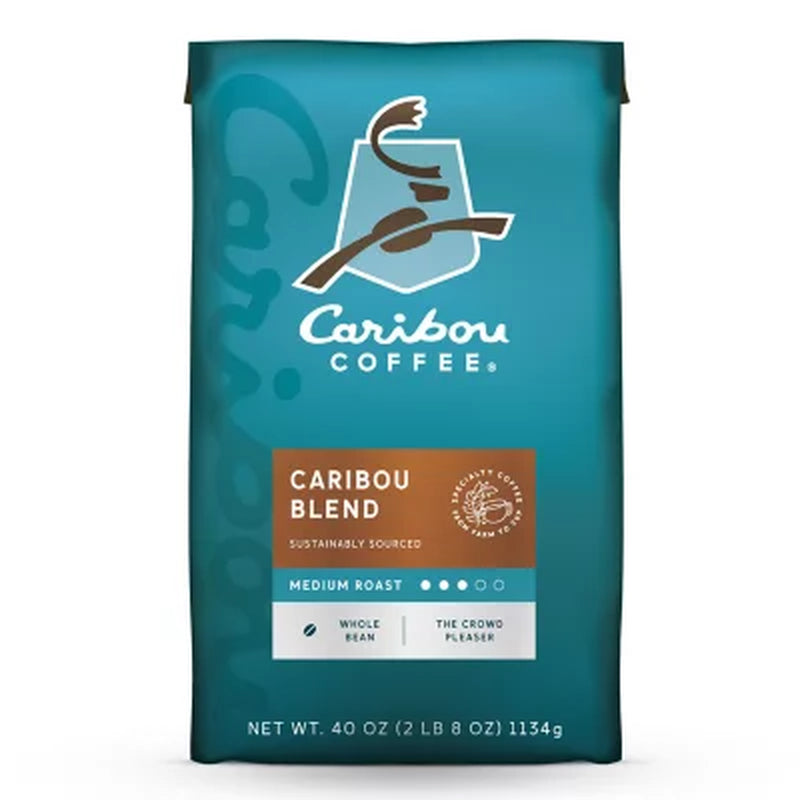 Caribou Coffee Whole Bean, Caribou Blend , 40 Oz.