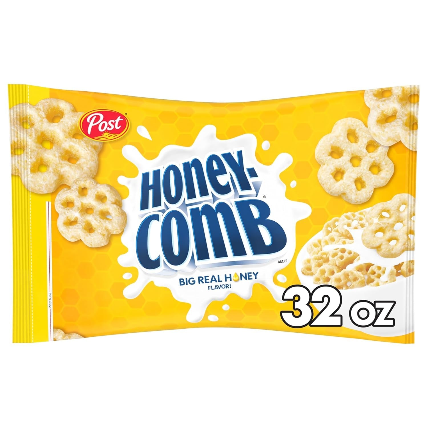 Post ® Cereal, Made with Real Honey, Kosher, 32 Oz Bag