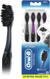 Charcoal Toothbrushes, Soft 4Ct