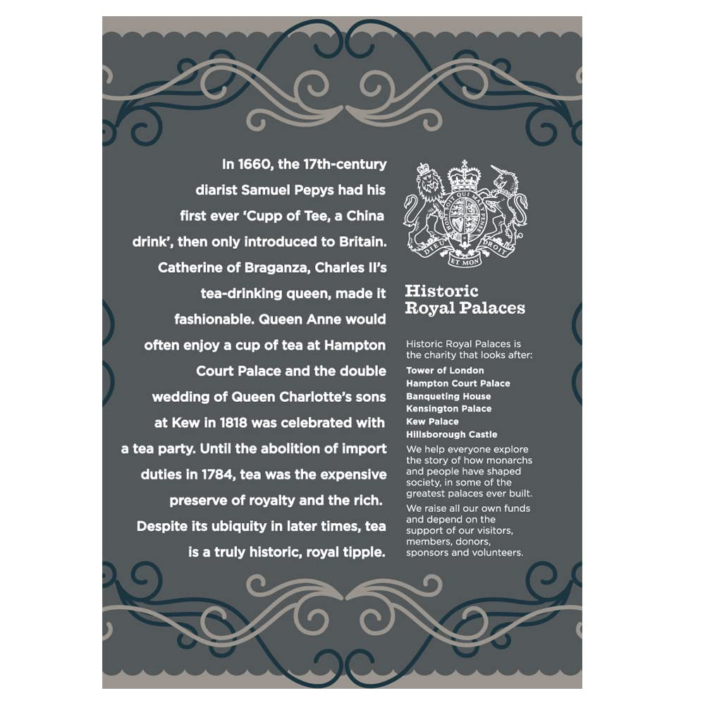 Victorian London Fog Tea, Black and Oolong Tea with Citrus, Vanilla and Lavender | 30 Sachets, Historic Royal Palaces Collection
