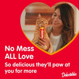 Delectables Squeeze up Interactive Lickable Wet Cat Treats for Adult & Senior Cats, Chicken & Tuna, 10 Count,5 Oz
