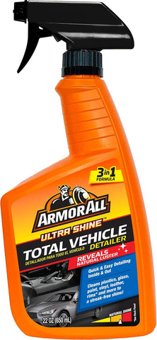 Ultra Shine Total Vehicle Detailer by , Car Detailer Spray for Interior and Exterior Use, 22 Fl Oz
