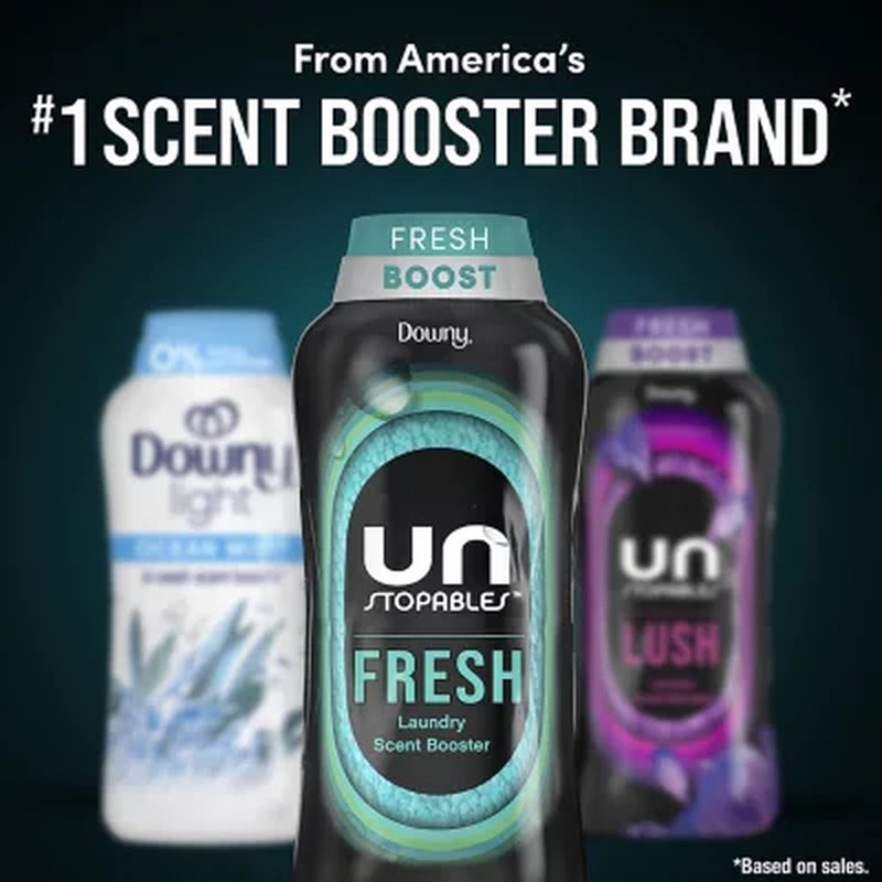 Downy Unstopables In-Wash Laundry Scent Booster Beads, Fresh, 39.9 Oz