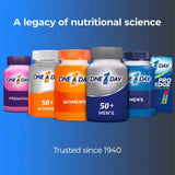 One a Day Men'S 50+ Healthy Advantage Multivitamin Tablets, 300 Ct.