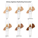 Anti-Aging Concealer, Face Makeup with Hyaluronic Acid, Niacinamide, Vitamin C & E, Hypoallergenic, -Fragrance Free, 040 Medium Deep, 0.37 Fl Oz (Pack of 1)