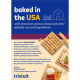 Rosemary & Olive Oil Whole Grain Wheat Crackers, Lunch Snacks, Snack Crackers, Family Size, 12.5 Oz