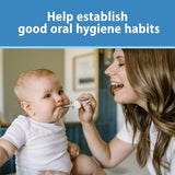 Infant-To-Toddler Toothbrush, Soft and Safe Baby Training Brush, Elephant, Mint, 0-3 Years (Styles May Vary)