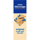 Thin Crisps Original Whole Grain Wheat Crackers, Vegan Snacks, Snack Crackers, 7.1 Oz
