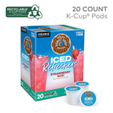 Iced Refreshers, Strawberry Açaí Flavor, Keurig Single Serve K-Cup Pods, 20 Count