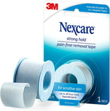 Strong Hold Pain-Free Removal Tape for Sensitive Skin, 1 in X 4 Yd, 1 Roll