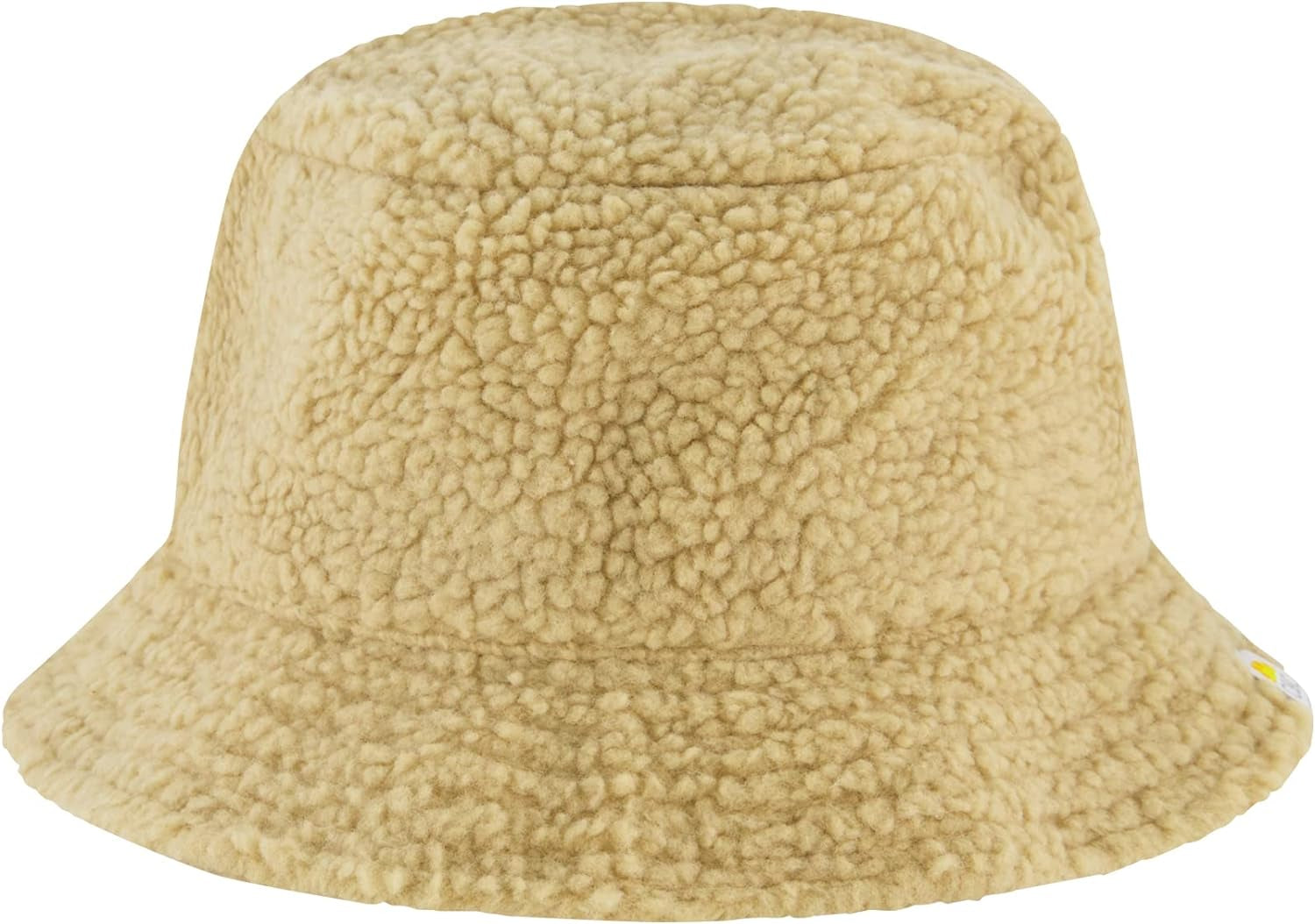 Women's Bucket Hat,, Faux Sherpa Packable Travel, Wide Brim Summer Hat