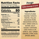 Italian Sausage and Garlic Meat Sauce, 23.5 Oz Jar