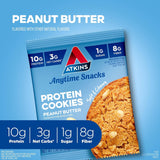 Peanut Butter Protein Cookie, Protein Dessert, Rich in Fiber, 3G Net Carb, 1G Sugar, Keto Friendly, 4 Count
