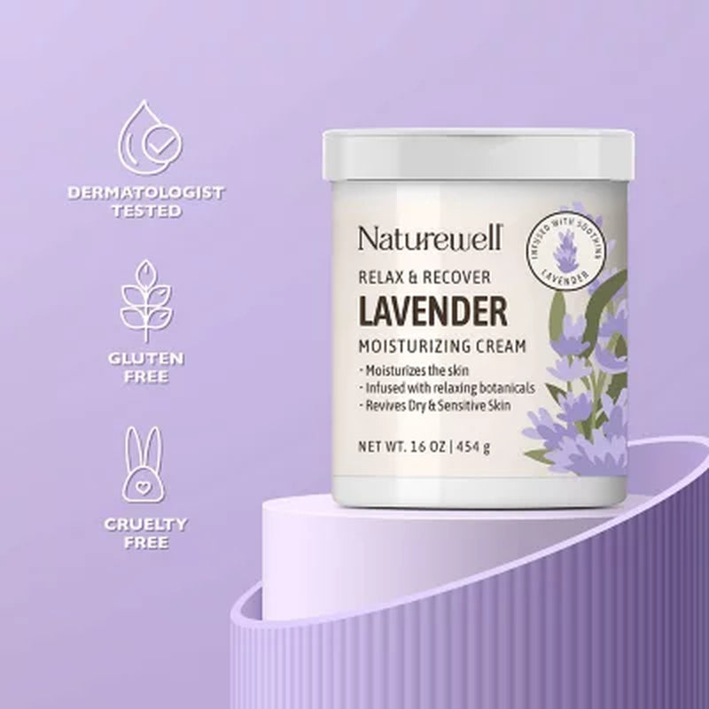 Naturewell Lavender Moisturizing Cream, 16 Oz., 2 Pk.