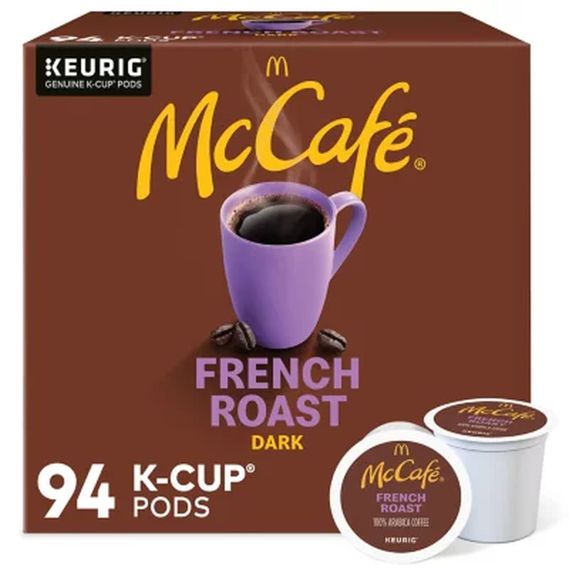 Mccafe Dark Roast K-Cup Coffee Pods, French, 94 Ct.