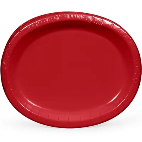 Artstyle Oval Paper Plates 10" X 12", 50 Ct., Choose Color