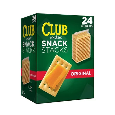 Club Crackers, Snack Stacks, 2.08 Oz., 24 Pk.