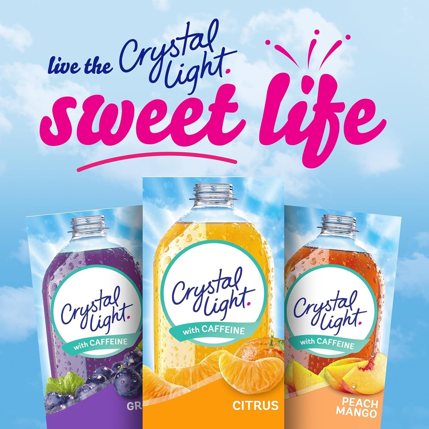Citrus Naturally Flavored Powdered Drink Mix with Caffeine, 10 Ct On-The-Go-Packets