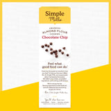 Almond Flour Crunchy Cookies, Chocolate Chip - Gluten Free, Vegan, Healthy Snacks, Made with Organic Coconut Oil, 5.5 Ounce (Pack of 1)