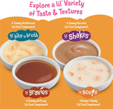 Purina  Grain Free Lickable Cat Food Toppers Lil’ Soups with Sockeye Salmon in Chicken Broth - (Pack of 8) 1.2 Oz. Cups