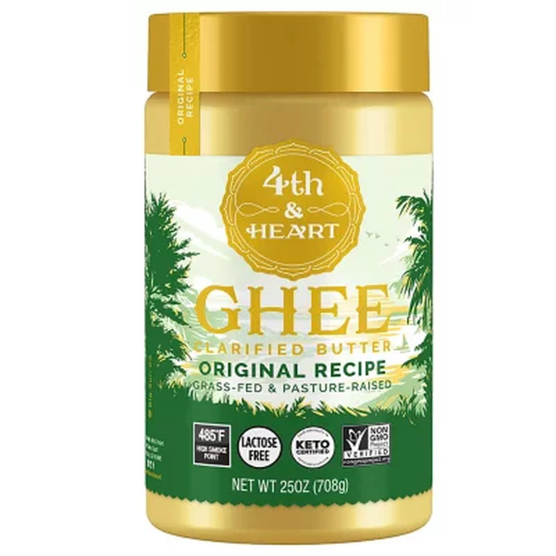 4Th & Heart Original Ghee, Clarified Butter, 25 Oz.