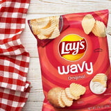 Lay'S Wavy Original Potato Chips, 15.625 Oz.