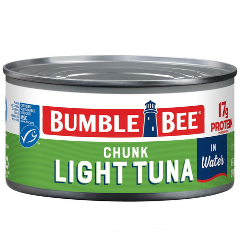 Chunk Light Tuna in Water, 12 Oz Can - Wild Caught Skipjack Tuna - 17G Protein per Serving - MSC Certified Sustainable Seafood, Non-Gmo, Gluten Free, Kosher