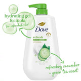 Dove Refresh & Rebalance Body Wash, 30.6 Fl. Oz., 2 Pk.