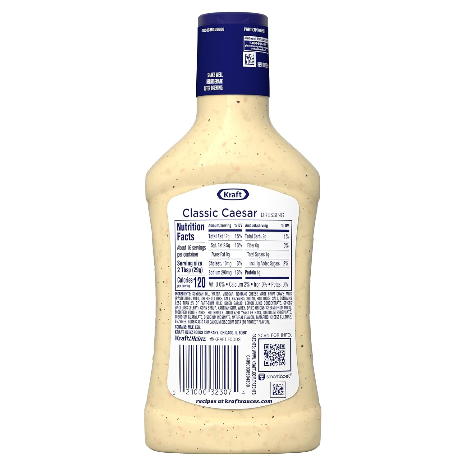 Salad Dressing, Caesar, 16 Oz
