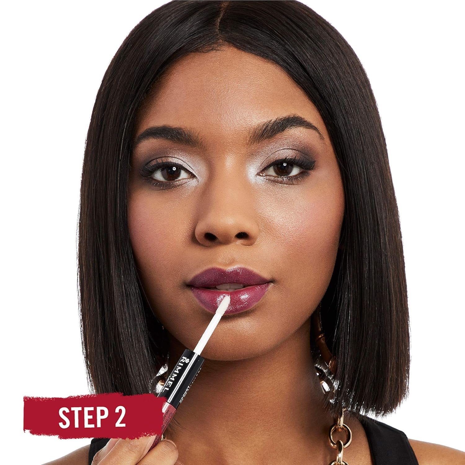 London Provocalips 16Hr Kiss-Proof Lip Color - Two-Step Liquid Lipstick to Lock in Color and Shine - 430 Wish upon a Berry, .14 Fl.Oz.