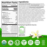 Orgain Organic 21G Plant-Based Protein Powder + Superfoods, Vanilla 2.7 Lbs.