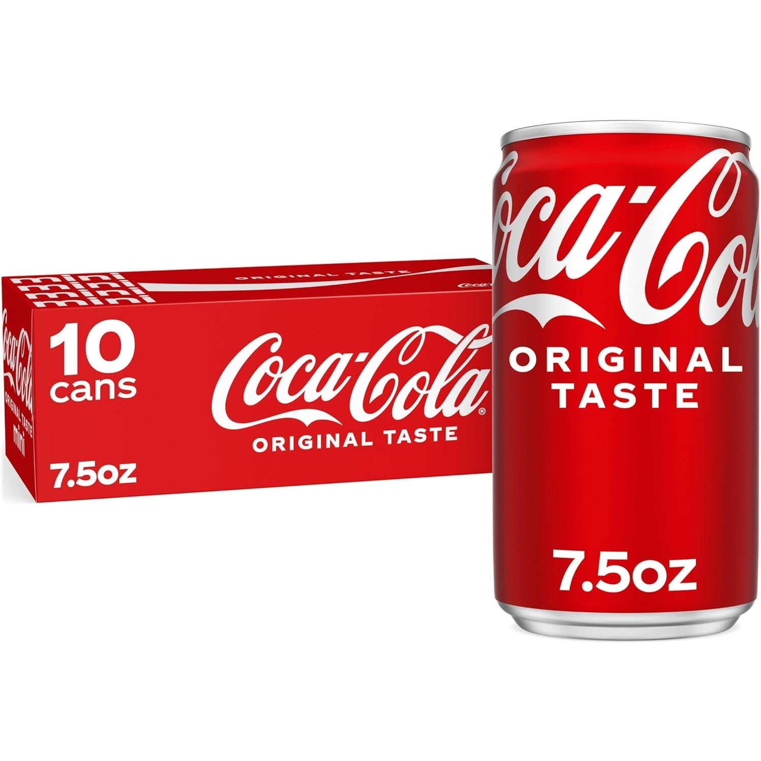 Coke Mini-Can 7.5Oz, 10 Pack