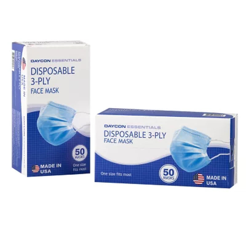 Daycon Essentials 3-Ply Face Mask 50 Ct.
