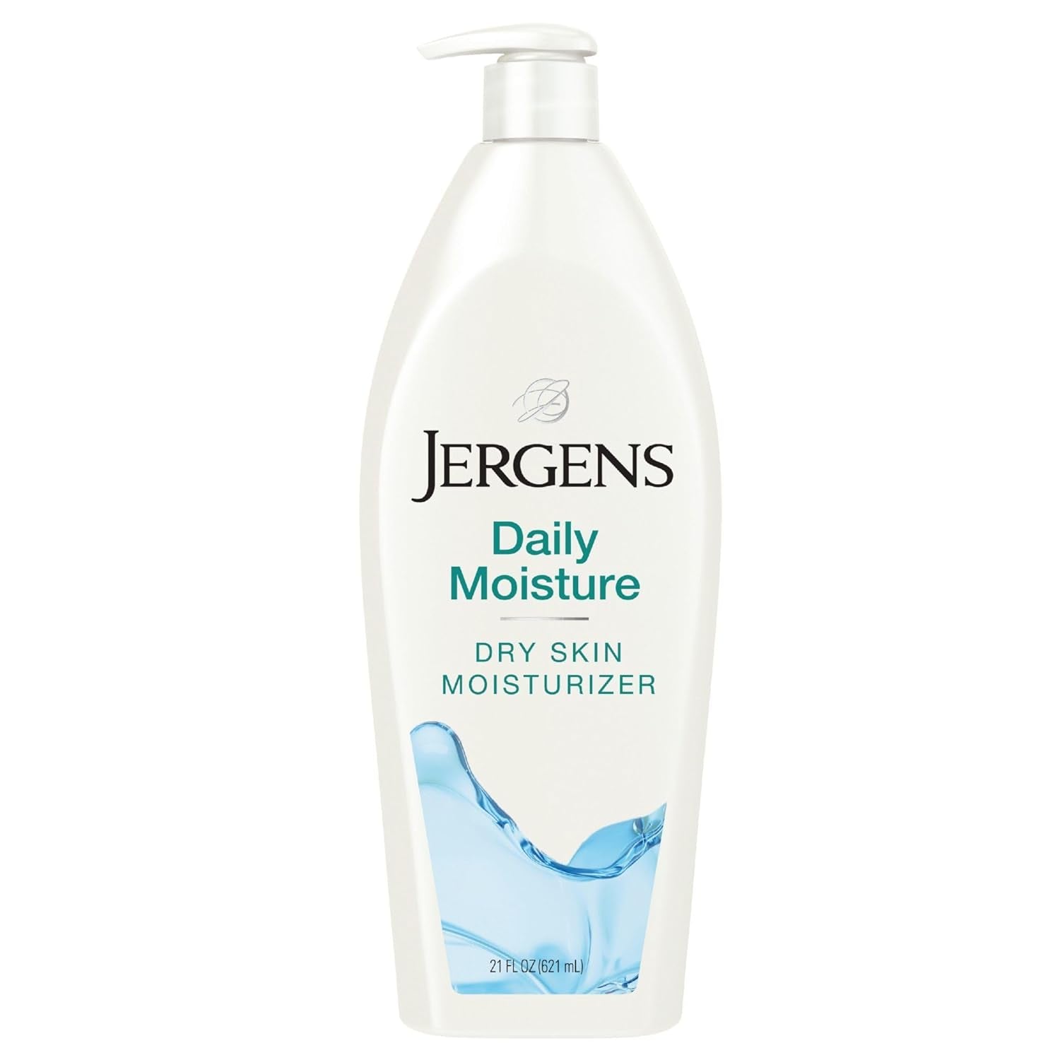 Daily Moisture Dry Skin Moisturizer, Hand and Body Lotion, with HYDRALUCENCE Blend, Silk Proteins, and Citrus Extract, 21 Oz