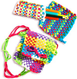 Easy Steps Weaving Loom for Kids, Includes 165 Loom Loops & 1 Weaving Loom with Loom Hook, Makes 4 Projects, Hook & Loop Potholder Kit, DIY Weaving Kit, Potholder Loom Kit, Kids Crafts