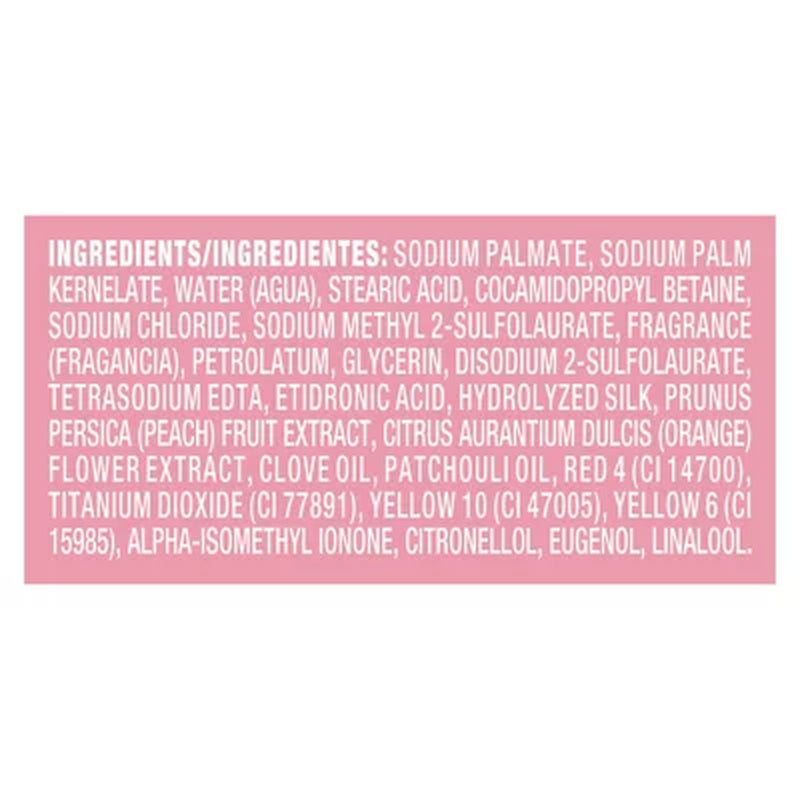 Caress Silkening Daily Silk Beauty Bar, White Peach & Orange Blossom, 3.75 Oz., 16 Ct.