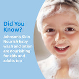Johnson'S Skin Nourish Moisturizing Baby Lotion for Dry Skin with Shea & Cocoa Butter Scents, Gentle & Lightweight Body Lotion for the Whole Family, Hypoallergenic, Dye-Free, 16.9 Fl. Oz