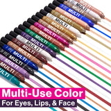 Color Icon Cream Eyeliner Eyeshadow Multi-Stick, Moisturizing, Nourishing Velvety Cream-To-Powder Buildable & Blendable Formula, Cruelty-Free & Vegan - Royal Scam