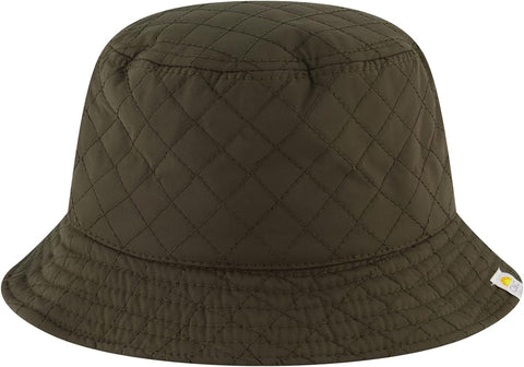 Women's Bucket Hat, Quilted Nylon Packable Travel, Wide Brim Summer Hat